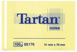 3M NOTES AUTOADEZIV 3M TARTAN 51x76 mm, galben pastel (96002234)