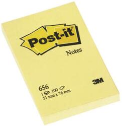 Post-it NOTES AUTOADEZIV POST-IT 51x76 mm, galben pastel (96002238)