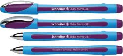 Schneider Pix SCHNEIDER Slider Memo XB, rubber grip, accesorii metalice - scriere violet (S-150208) - officeclass