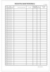 Viamond REGISTRU BANI PERSONALI NUMEROTAT A4 100 file, coperti mucava (610104284)