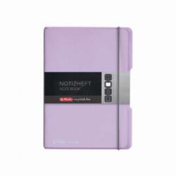 Herlitz Caiet My. Book Flex A5 40f Patratele Mov Transparent Cu Logo Alb (11408630)