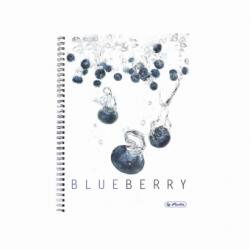 Herlitz Caiet A4 70f Spirala Patratele Fresh Fruit Afine (11291689)