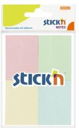 Hopax Notes autoadeziv 38 x 51 mm, 4 x 50 file/set, Stick"n - 4 culori pastel (HO-21090)