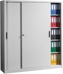  DULAP METALIC CU USI CULISANTE SI 8 RAFTURI, 1800x450x2000 mm, 50 kg/polita, FIRST (96002312) Dulap arhivare