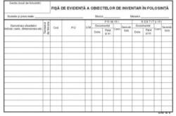 Viamond Fisa Evidenta Obiecte De Inventar A5 (180726)