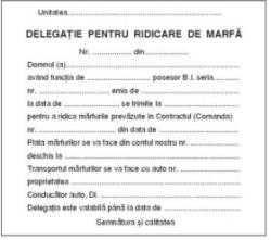Viamond Delegatie Ridicare Marfa A6 (180719)