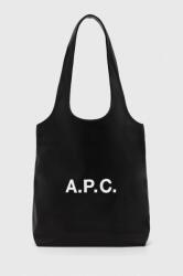 APC A. P. C. táska tote ninon small fekete, PUAAT. M61861 - fekete Univerzális méret