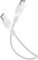 Cellularline Кабел данни Cellularline USB C - USB C, 3м, Бял