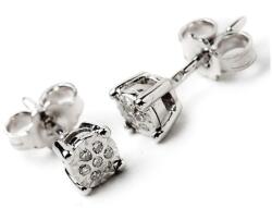 Royal Jewellers Cercei din aur alb cu diamante - silvertime - 1 833,33 RON