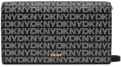 DKNY Geantă mică Farah Clutch R4255E37 0071 bk logo-bk (R4255E37 0071 bk logo-bk)