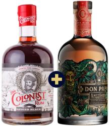 The Colonist Black Spiced Spirit 0, 7l 40% + Don Papa Masskara Limited Edition 0, 7l 40%