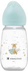 KikkaBoo Бебешко шише с широко гърло Kikkaboo Clouds - Savanna, 310 ml, Mint (31302020100)