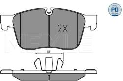 MEYLE set placute frana, frana disc MEYLE -PD: Advanced performance and design. 025 223 0218/PD (025 223 0218/PD)
