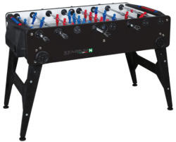 NIR Csocsó asztal összecsukható Norditalia Stelvio Nero teleszkópos és nem teleszkópos rudazattal