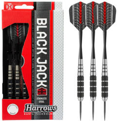 Harrows Dart szett Harrows steel Black Jack 22gr K