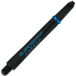 Harrows Dart szár Harrows Supergrip Carbon Aqua gyűrűvel rövid