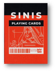póker kártya Sinis (Raspberry and Black)