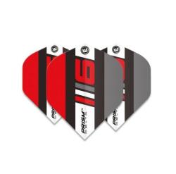Winmau Dart Toll Winmau Prism Delta Blade 6 Logó, Piros-szürke