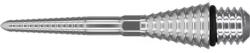 TARGET Dart Hegy Target Titanium Grooved 2ba-s Cserélhető Fémhegy, Ezüst, 30mm