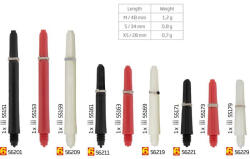 Bull's hosszú fehér nylon szár 6 pack (18db)
