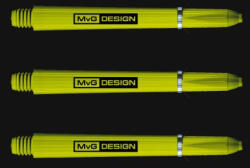 Winmau Dart szár Winmau MvG Nylon hosszú, zöld fém gyűrűvel