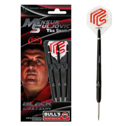 BULL'S Darts dart szett steel Bull's Champion Black edt. Mensur Suljovic 21gr (2020)