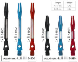 BULL'S Darts Szár Split Alu Hosszú Kék