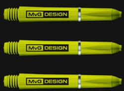 Winmau Dart szár Winmau MvG Nylon rövid, zöld fém gyűrűvel