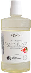  Bio2you natúr szájvíz sensitive aloe vera, homoktövis, mentaolaj és zsálya kivonattal 500 ml - mamavita