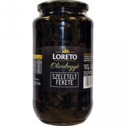 LORETO magozott fekete olivabogyó 935 g - mamavita