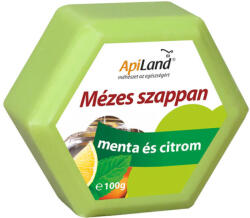 ApiLand méz menta és citrom szappan 100 g - mamavita