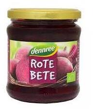  Dennree bio szeletelt cékla üveges 330 g - mamavita