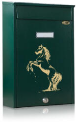 GST Tresor Postaláda Posta II zöld lovas motívummal
