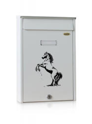 GST Tresor Postaláda Posta II. fehér lovas motívummal