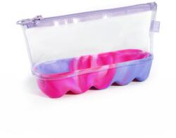 ZIPIT Penar Penar cu fermoar ZIPIT Silicone Wave Pouch - Pink-Purple (ZP-378329) - vexio