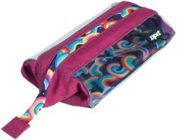 ZIPIT Penar Penar cu fermoar ZIPIT Lenny Clear 2 Sides - Fucsia and Rainbows (ZP-379036)