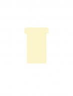 Djois T-cards, din hartie, 100buc/set, format 2 - (85 x 48mm, top 60mm) - bej (DJ-2554820000) - vexio