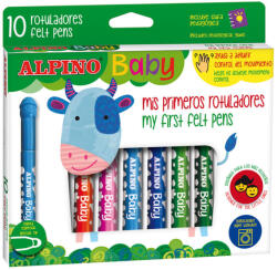 Alpino Carioca lavabila, 10 culori/set, ALPINO Baby - Maxi (MS-AR002010) - vexio