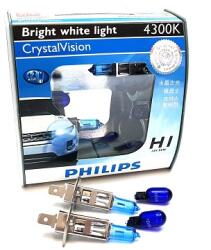 Philips Автомобилни крушки PHILIPS H1 12V 4300K Cryastal -2бр комплект (PHILIPS 8020-1)
