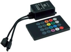 2r MINI MUSIC CONTRLOLLER 12V 3x2A IR távirányító LED szalaghoz (L22068101)