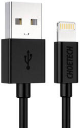Choetech USB Lightning kábel Choetech IP0026, MFi, 1.2m (fekete) (IP0026 BK) - multimediabolt