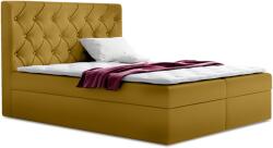 Miló Bútor TYP56 boxspring ágy, okker - mindigbutor - 475 750 Ft