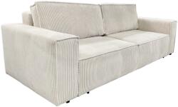 TEMPO KONDELA Kihúzható heverő, tejszínes, HARPERA BIG SOFA - mindigbutor