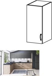 TEMPO KONDELA Felső szekrény, artisan tölgy/szürke matt, univerzális, LANGEN G30 - mindigbutor - 24 210 Ft