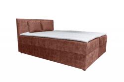 Miló Bútor Atos boxspring ágy, barna (180 cm) - mindigbutor