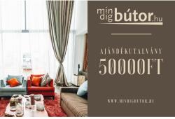mindigbutor. hu Ajándékutalvány Voucher 50 000 Ft