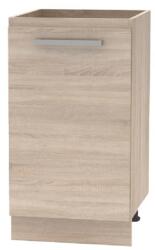 TEMPO KONDELA Alsószekrény 45 1DV, tölgy sonoma, NOVA PLUS NOPL-063-0S - mindigbutor