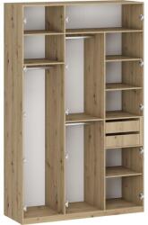 Halmar FLEX - K7 korpusz a MODULAR SROBE SYSTEM-hez - kézműves tölgy - mindigbutor