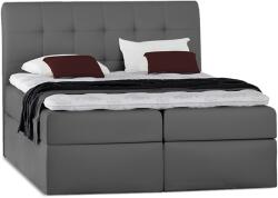 Miló Bútor TYP50 boxspring ágy, sötétszürke - mindigbutor - 421 850 Ft