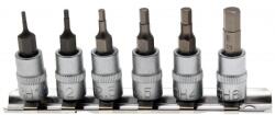 BGS technic 1/4" bit dugókulcs készlet imbusz 6 részes 1, 5 -6 mm sínen (BGS-5151)